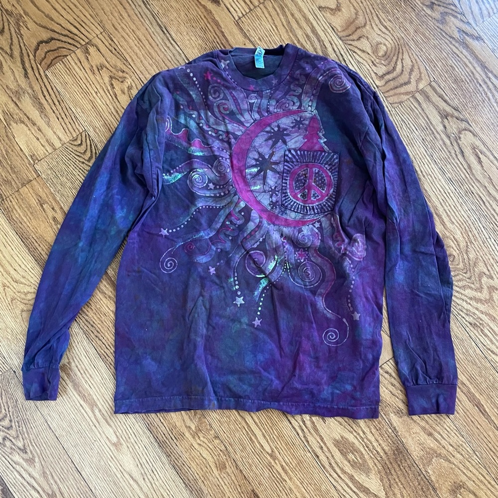 Batikwalla Batik Long-Sleeved Pocket T-shirt